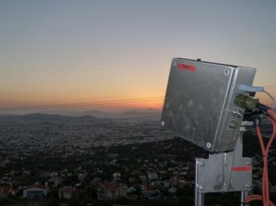 Telescope of MAXDOAS instrument in Athens